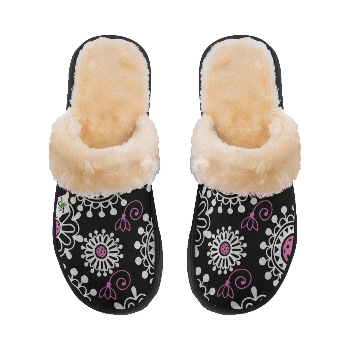 Dizzy Pickle Coming Up Daisies BP Women's Pickleball Plush Slippers