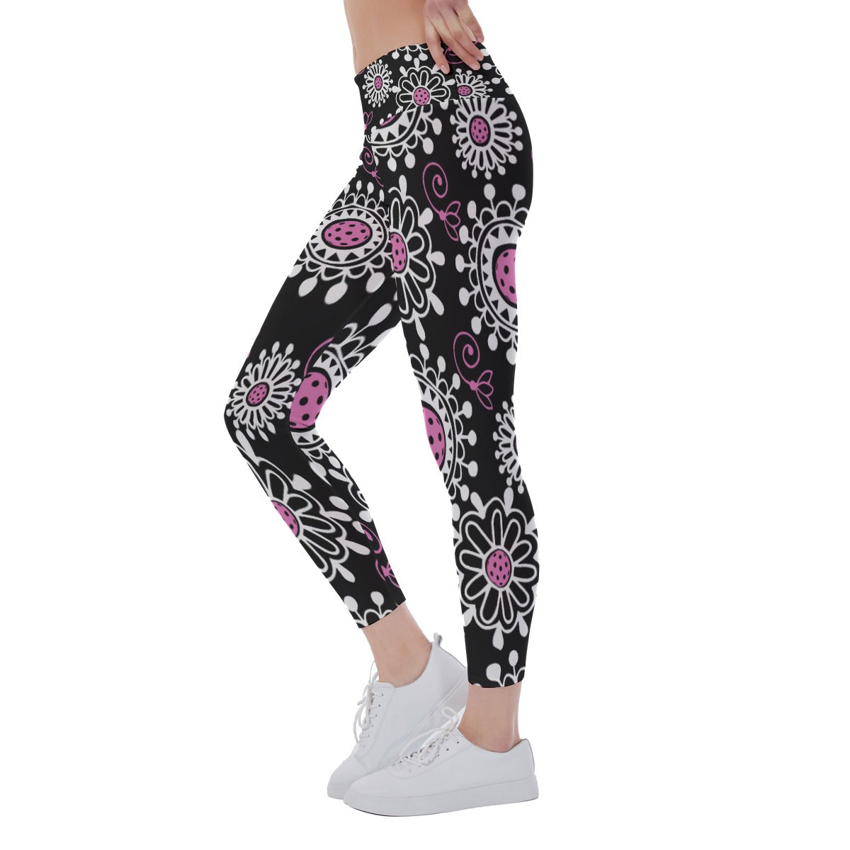 Dizzy Pickle Coming Up Daisies BP Women's Pickleball Leggings Mid-Fit