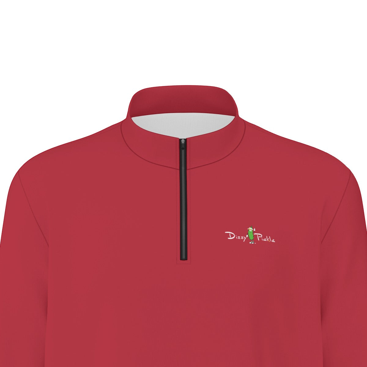 Dizzy Pickle DZY P Classic 5R8MX Men's Pickeball Half Zip Pullover Red