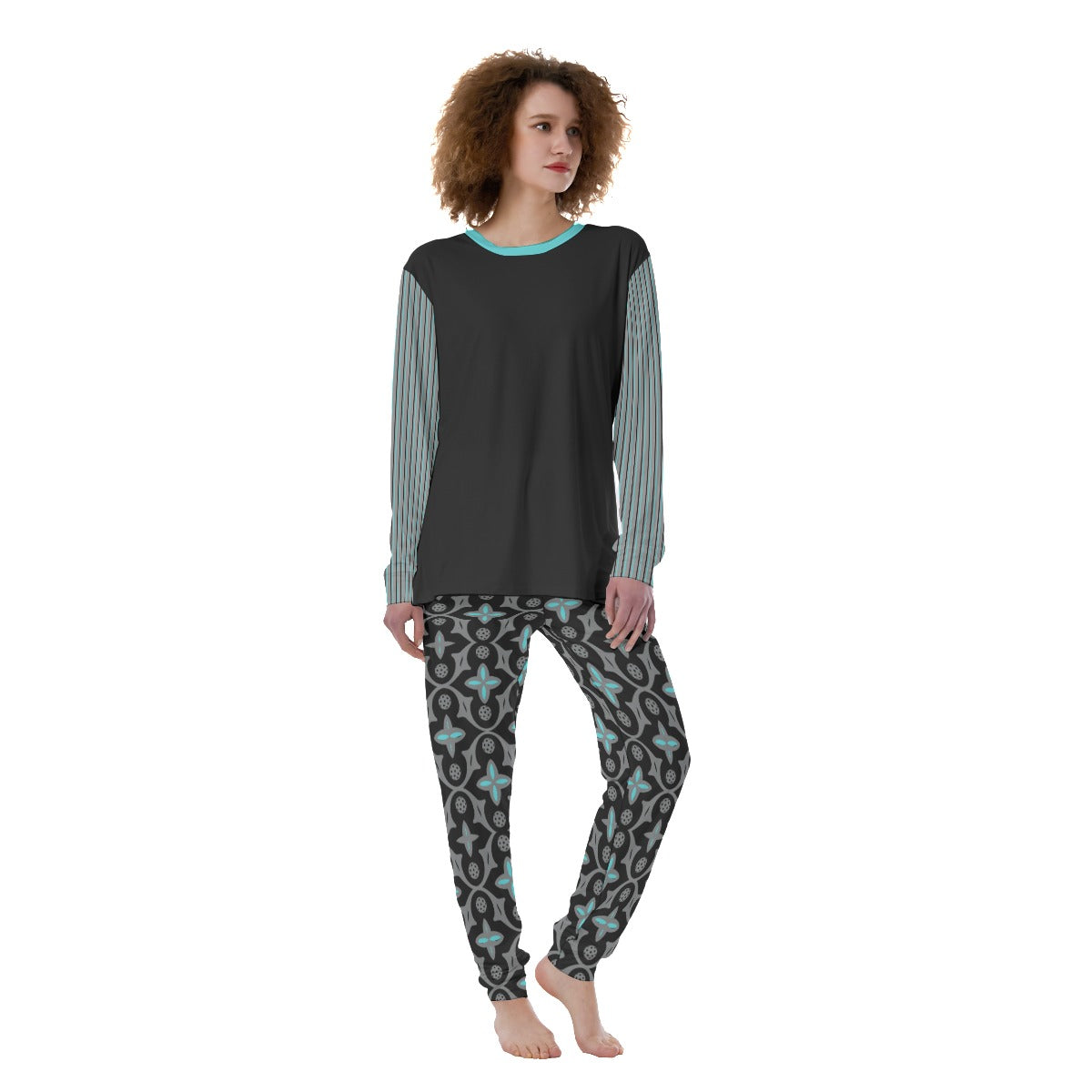 Shelby - Black - Women's Pickleball Pajamas by Dizzy Pickle