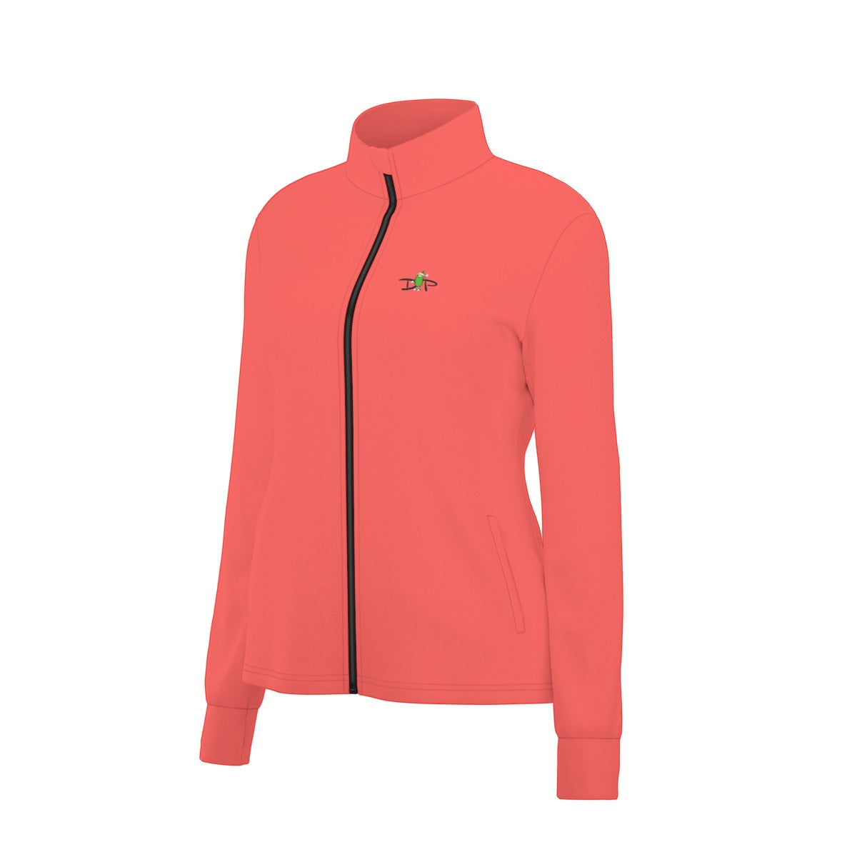 Dizzy Pickle DZY P Classic Peach Women's Pickleball Long Sleeve Thumbhole Jacket