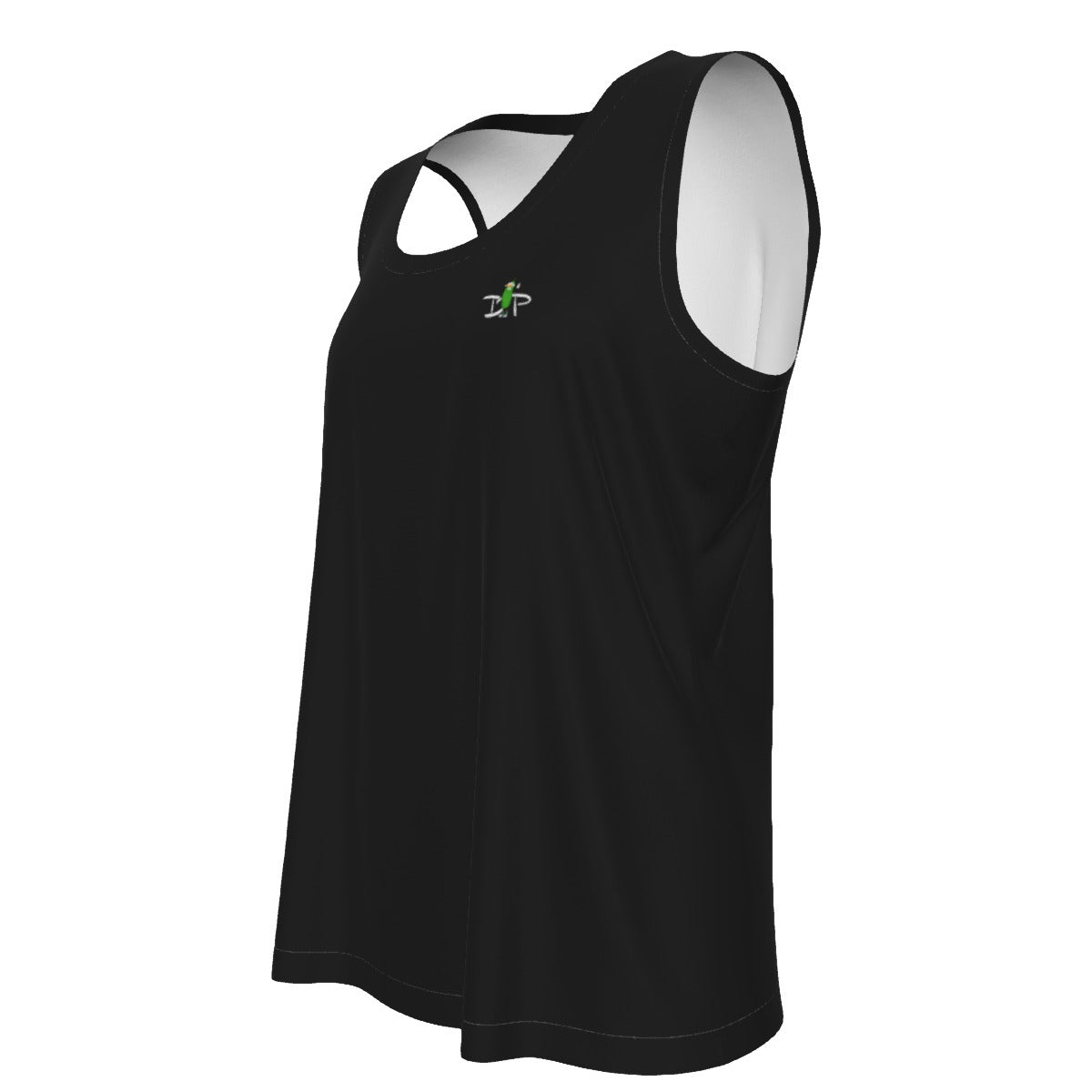 Dizzy Pickle DZY P Classic Women's Pickleball Sport Sleeveless Tank Top Black