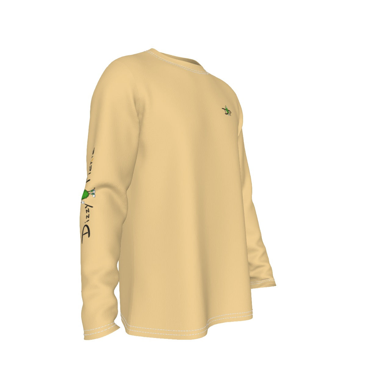DZY P Classic - Sand - Men's Long Sleeve T-Shirt by Dizzy Pickle