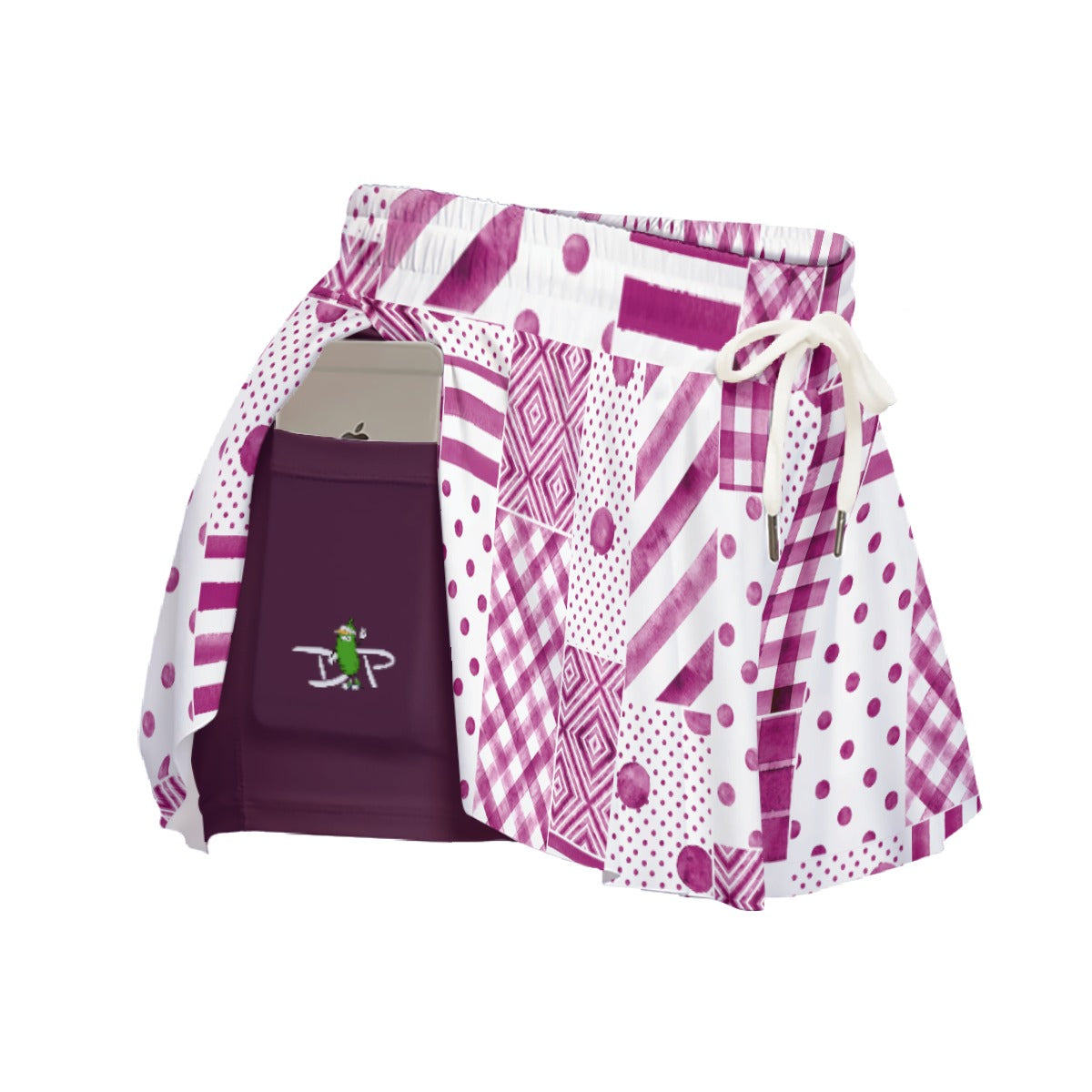 Dizzy Pickle Heidi Patches MW Women's Pickleball Sport Culottes with Pockets