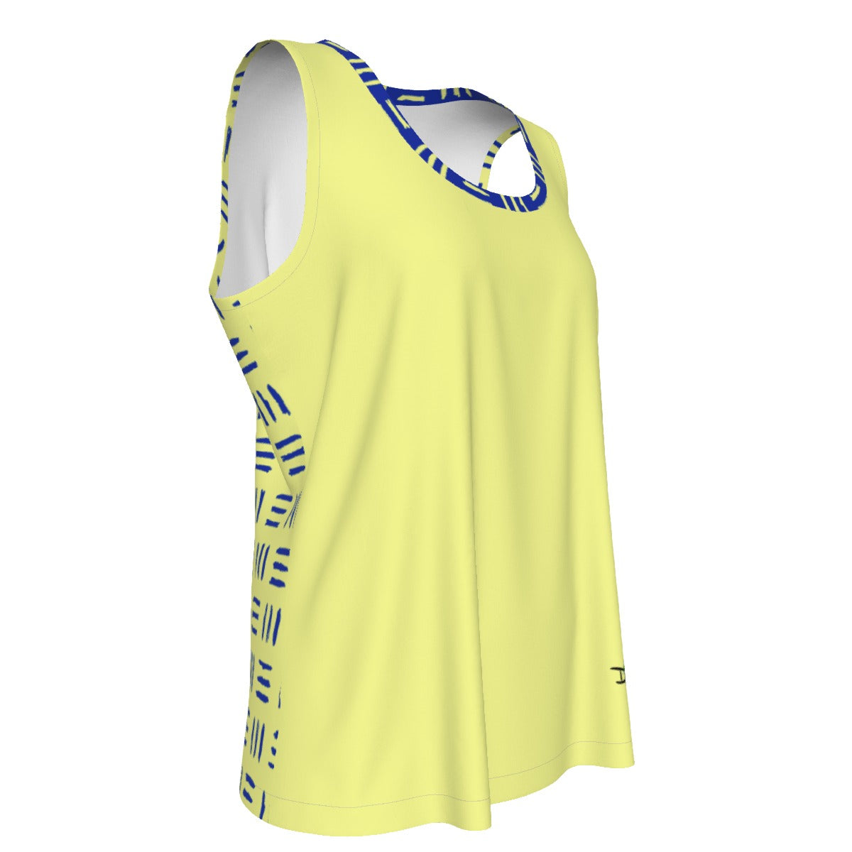 Dizzy Pickle Coming Up Daisies YB Weave Women's Pickleball Sleeveless Sports Tank Top Canary Yellow