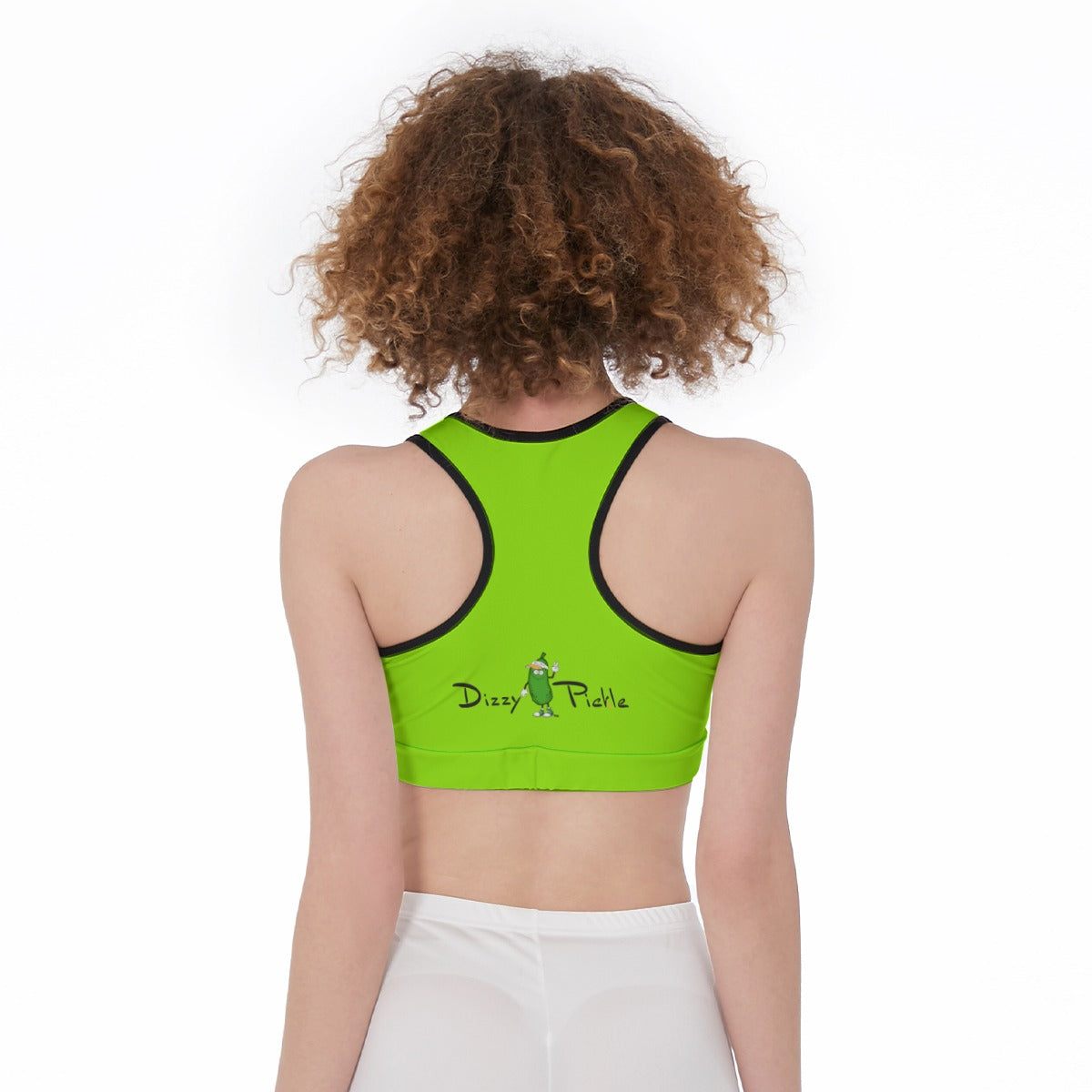 DZY P Classic - Lime Green - Racerback Sports Bra by Dizzy Pickle