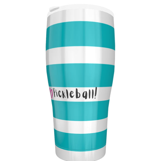 It's Swell - White - Pickleball Stainless Steel Wine Tumbler 12oz by Dizzy  Pickle