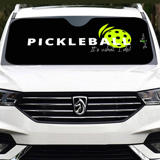 DZY P Classic - Black -  Pickleball Windshield Sunshade by Dizzy Pickle