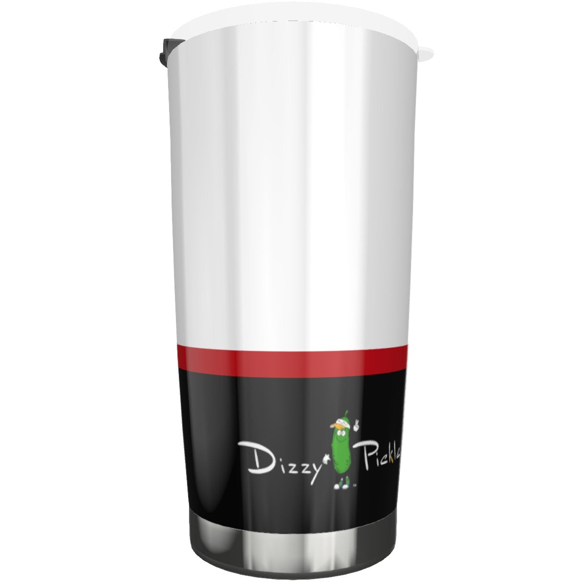 Dizzy Pickle Love at First Serve Red/Black Tumbler 20oz with Lid