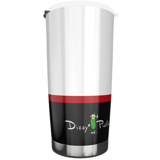 Dizzy Pickle Love at First Serve Red/Black Tumbler 20oz with Lid