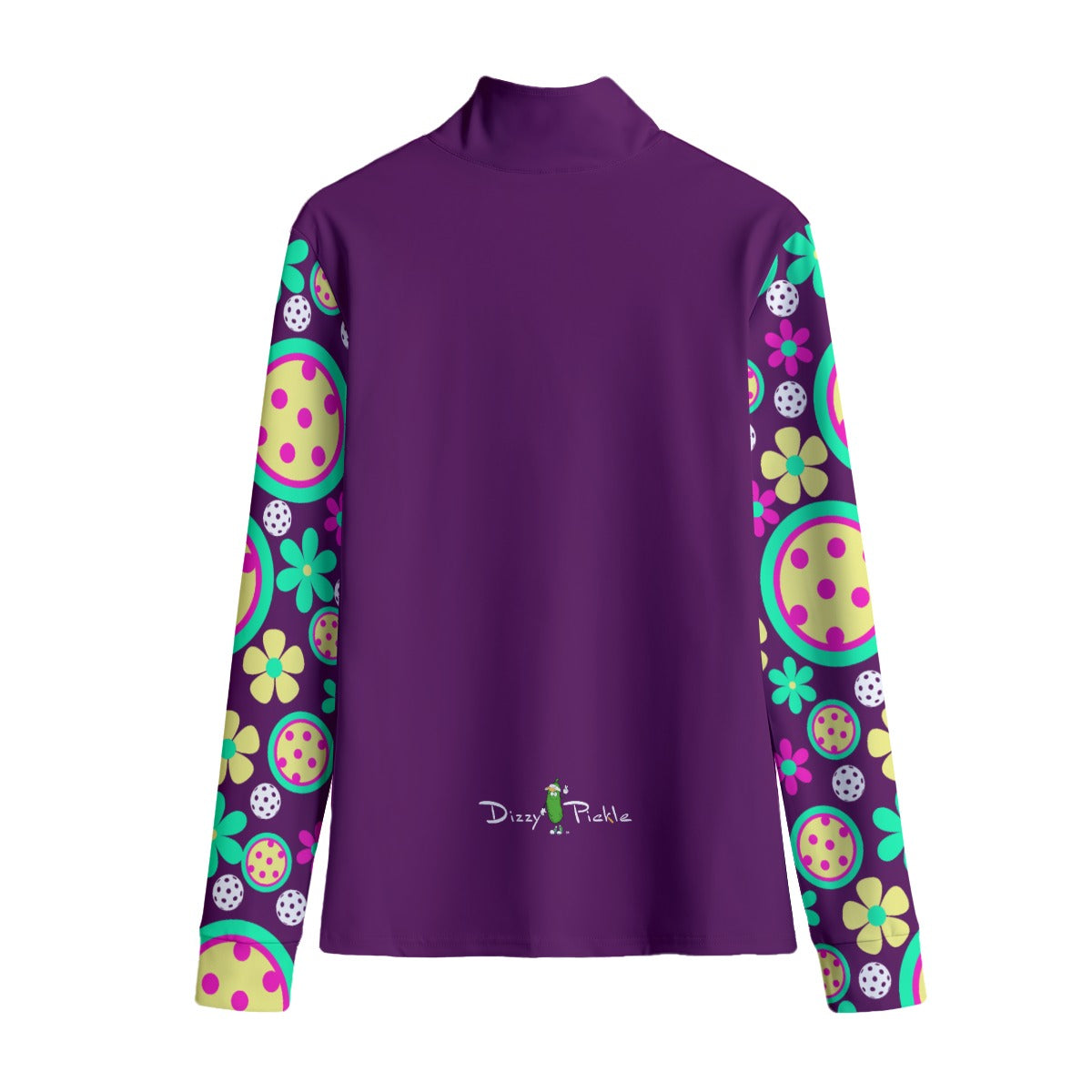 Dizzy Pickle Charlotte Main Women's Pickleball Stand Up Quarter Zip Collar