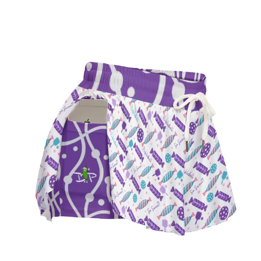 So Sweet - Pickleball Women's Sport Culottes with Pockets by Dizzy Pickle