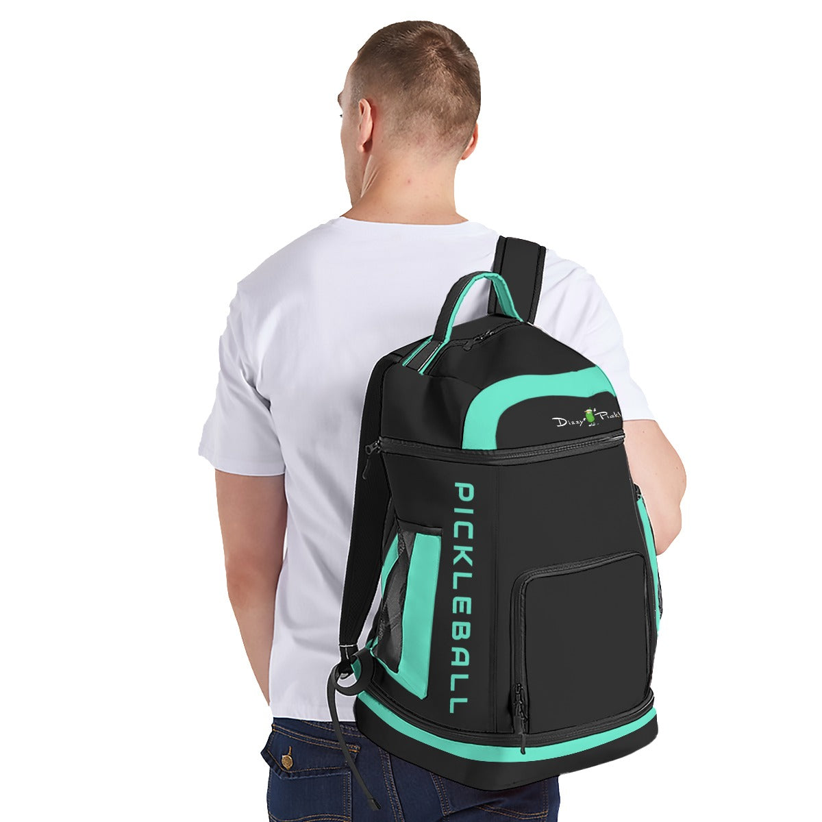 Dizzy Pickle DZY P Classic DW4 Unisex Large Courtside Pickleball Multi-Compartment Backpack with Adjustable Straps