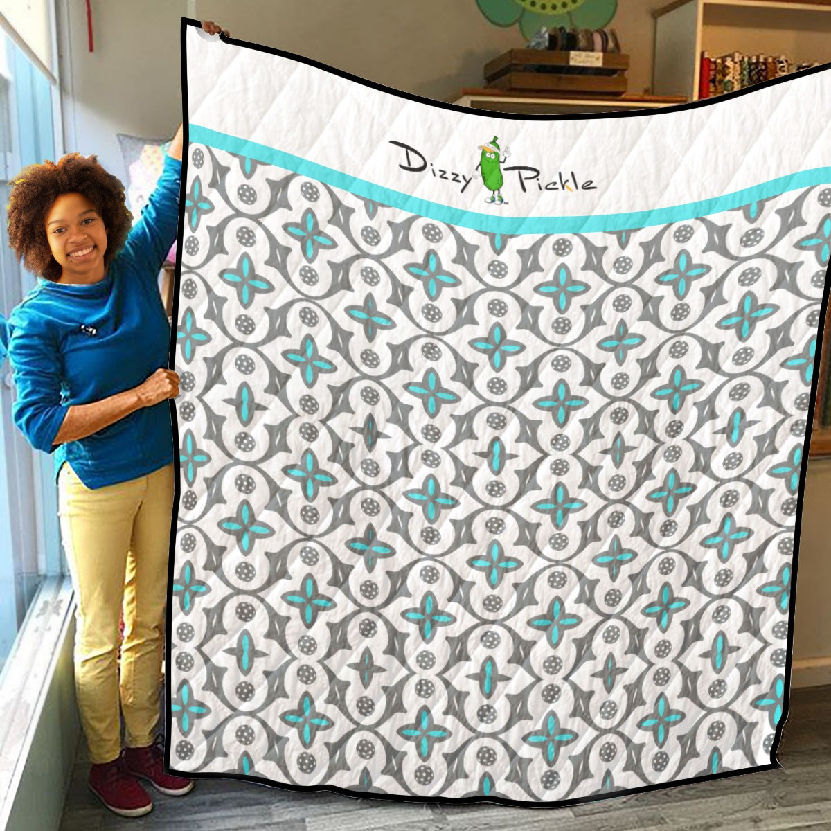 Shelby - White - Lightweight Quilt by Dizzy Pickle