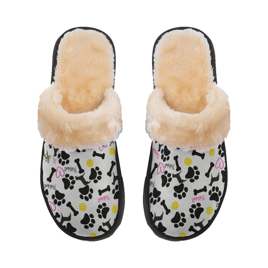 Millie - Women's Pickleball Plush Slippers by Dizzy Pickle