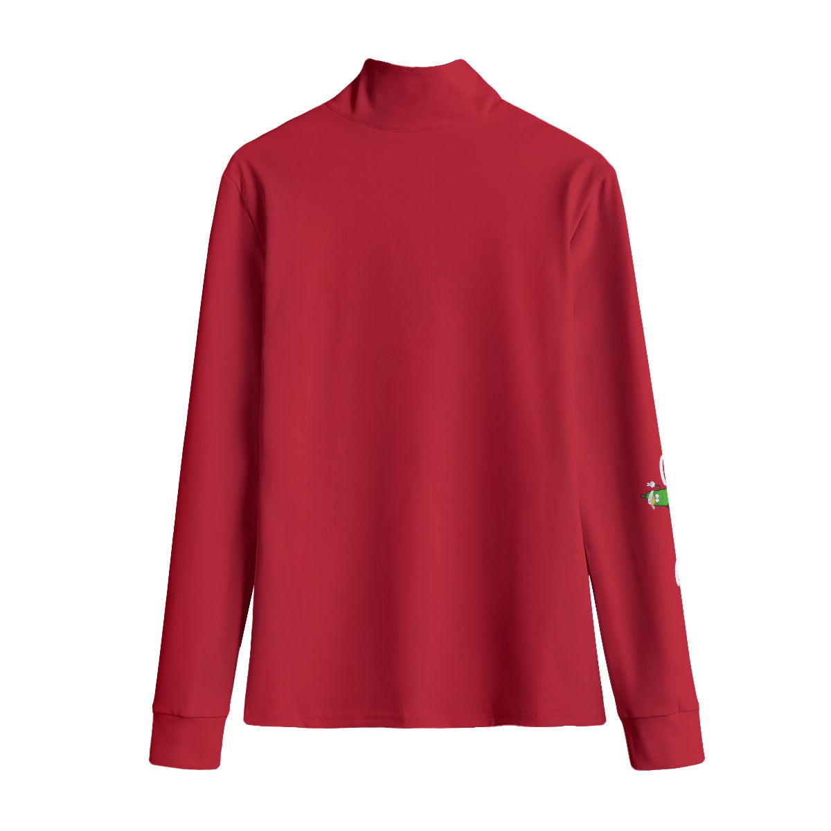 DZY P Classic - Red - - Women's Quarter Zip Long Sleeve Casual Pullover by Dizzy Pickle