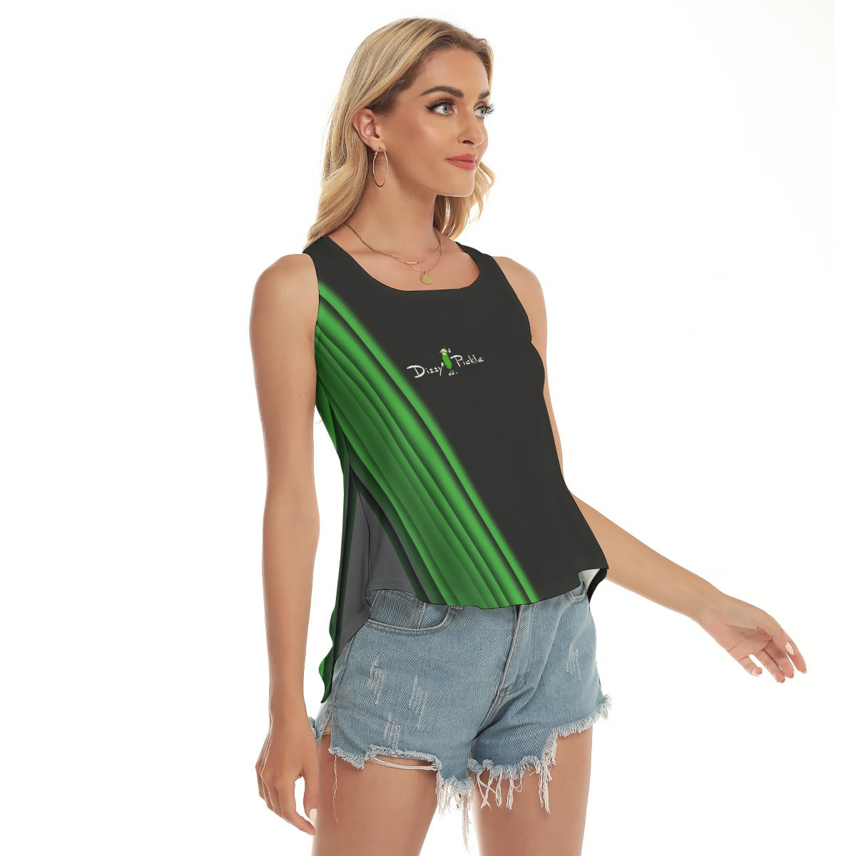 Dizzy Pickle Women's Pickleball Open-Backed Sleeveless Tank Top 5X9PE