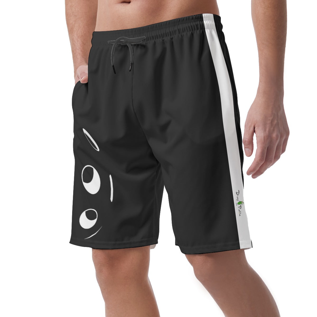 Dizzy Pickle ML Ball BW Men's Pickleball Long Casual Shorts