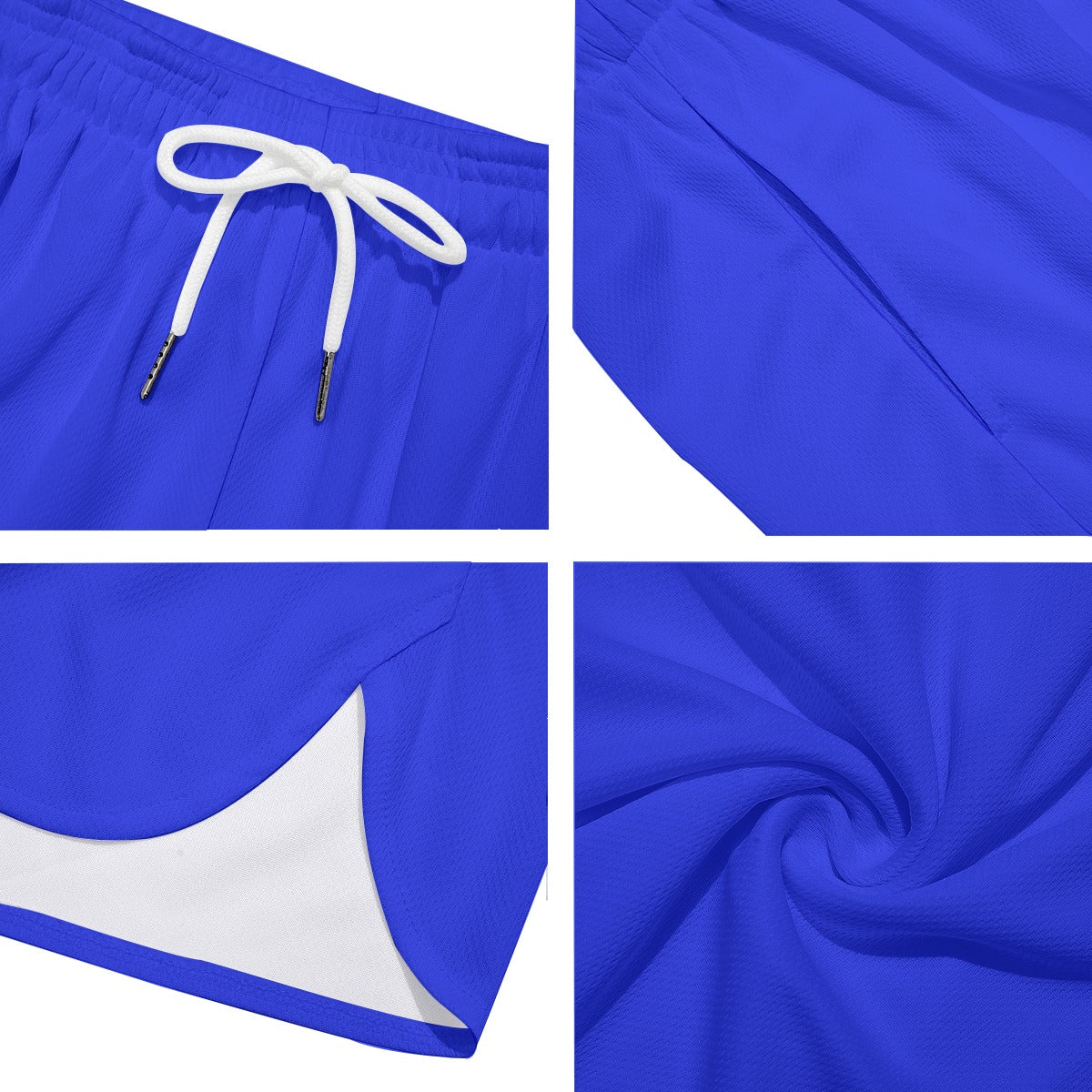 Dizzy Pickle DZY P Classic Men's Side Split Pickleball Court Shorts with Pockets Cobalt