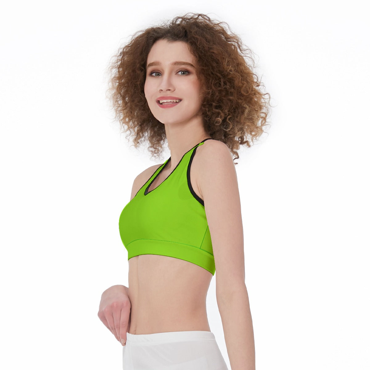 DZY P Classic - Lime Green - Racerback Sports Bra by Dizzy Pickle