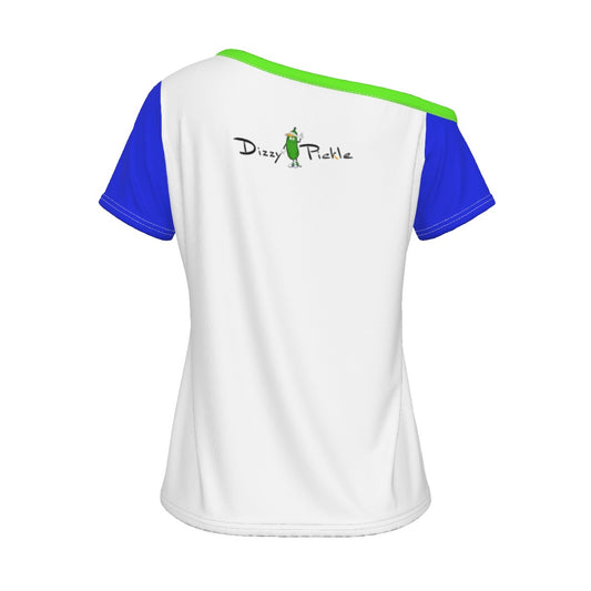 Dizzy Pickle FOCUS Women's Pickleball Off-The-Shoulder Sports T-shirt