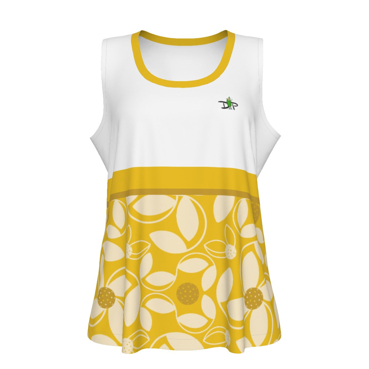 Dizzy Pickle Beth Gold Women's Pickleball Sports Sleeveless Tank Top