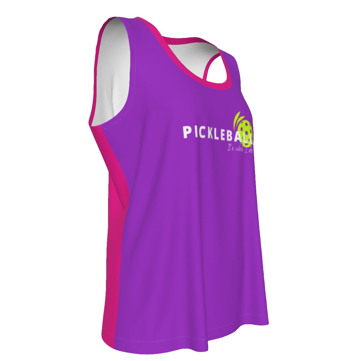 Pickleball It's what I do - Sports Tank Top by Dizzy Pickle - Purple/Pink