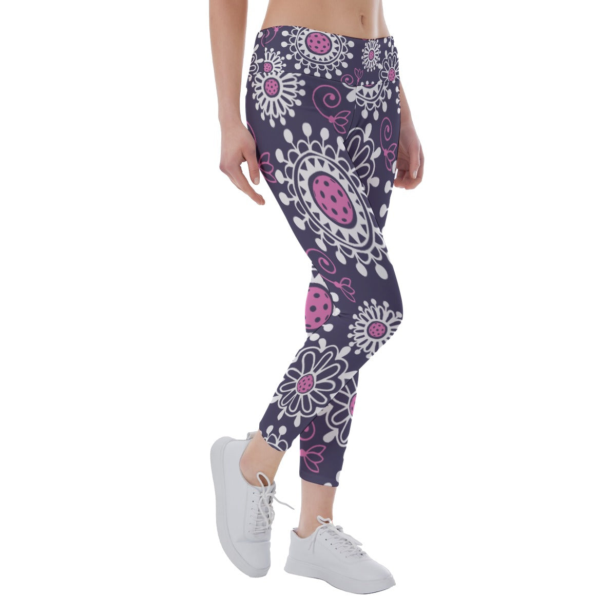 Dizzy Pickle Coming Up Daisies PP Women's Pickleball Leggings Mid-Fit