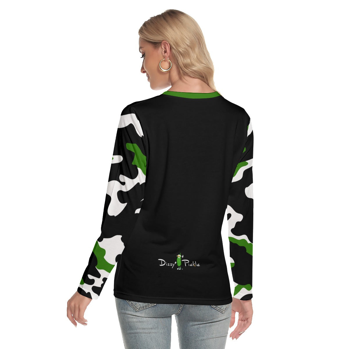 Kati - O-neck Long Sleeve T-Shirt by Dizzy Pickle