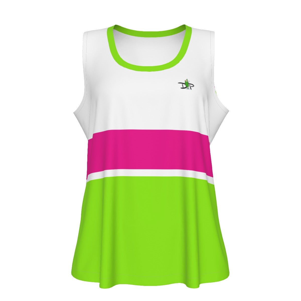 Dizzy Pickle Dinking Diva PGW Blocked Women's Pickleball Sleeveless Sports Tank Top