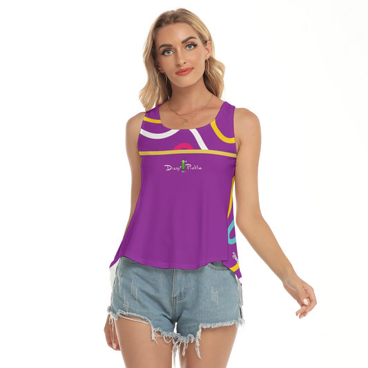 Dizzy Pickle Jenny Wiggles Women's Pickleball Open-Backed Sleeveless Tank Top