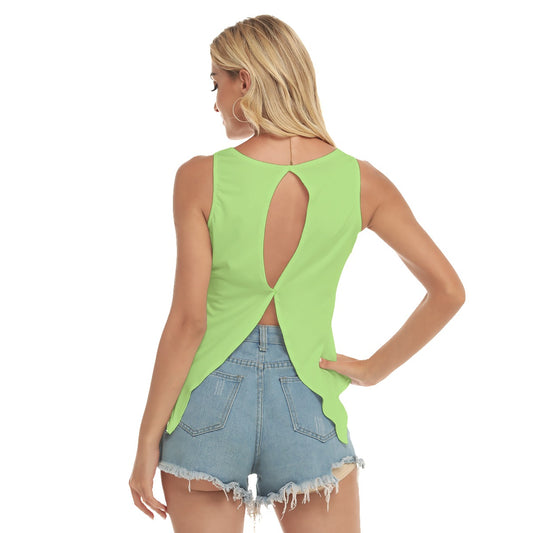 Dizzy Picke DZY P Classic Lime Sherbert - Pickleball Open-Backed Tank Top