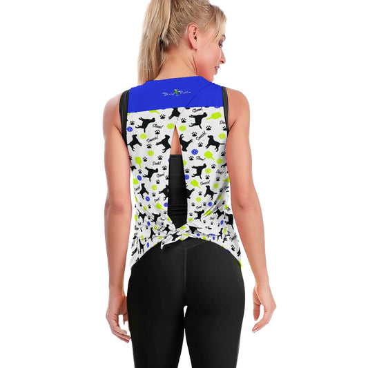 X-LARGE Dizzy Pickle Connie Tie-Back Women's Sweat-Absorbing Vest