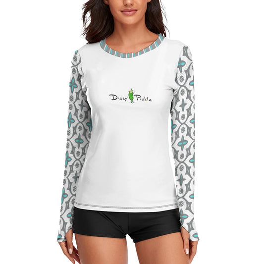 Shelby - Women's Long Sleeve Pickleball Performance Shirt by Dizzy Pickle