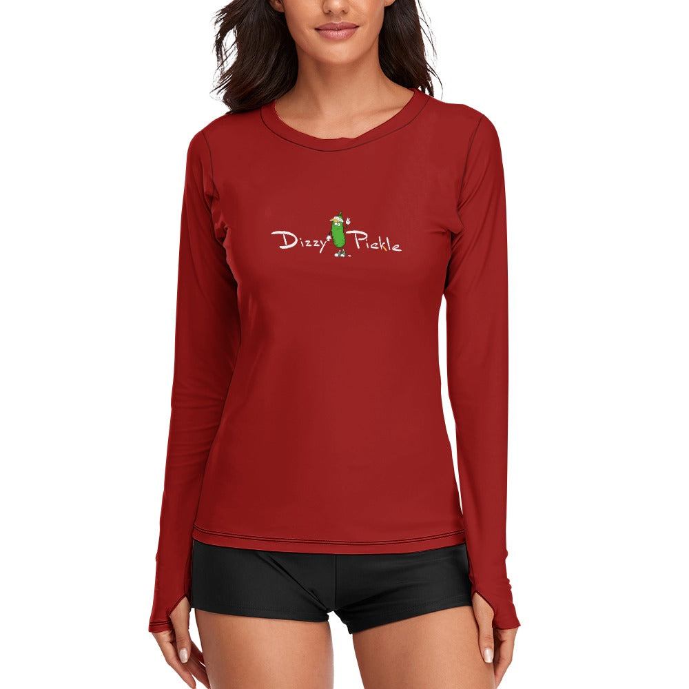 DZY P Classic - V2904 Women's Long Sleeve Pickleball Performance Shirt by Dizzy Pickle