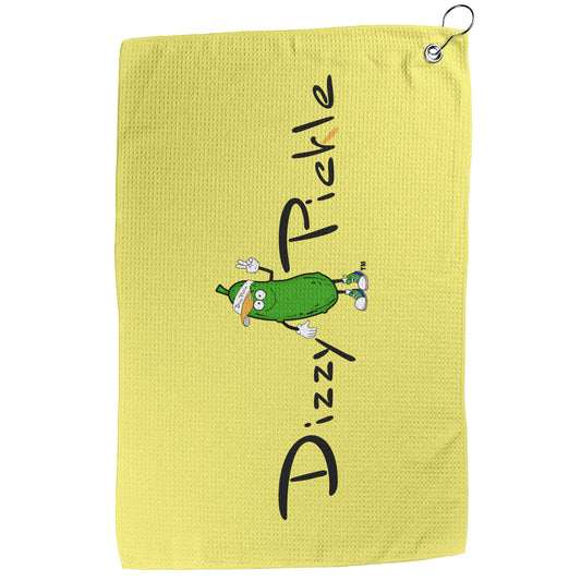 DZY P Classic - Butter Yellow - Waffle Pickleball Towel by Dizzy Pickle