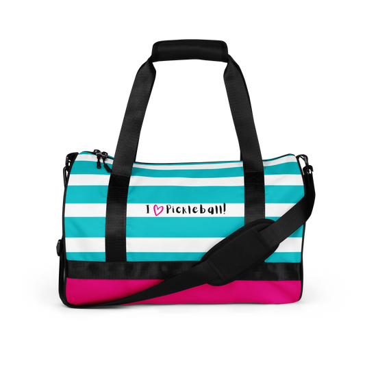 I Love Pickleball Pickleball Gym Bag by Dizzy Pickle