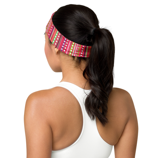 Dizzy Pickle Courtney Stripes Women's Pickleball Stretchable Headband