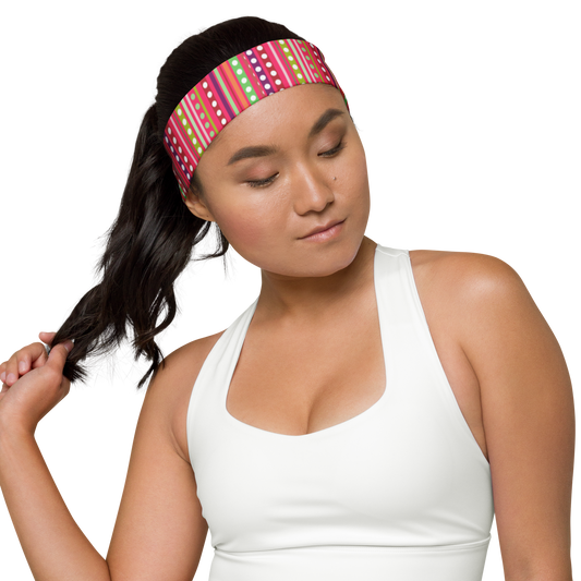 Dizzy Pickle Courtney Stripes Women's Pickleball Stretchable Headband