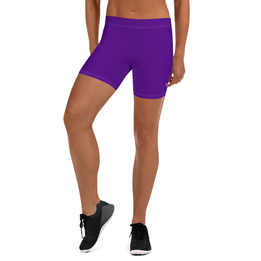 Dizzy Pickle DZY P Classic Women's Pickleball Sports Yoga Style Shorts Deep Purple