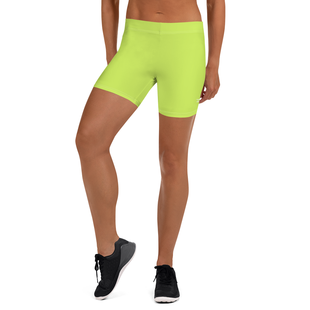 Dizzy Pickle DZY P Classic Women's Pickleball Yoga-Style Sports Shorts Lime Green