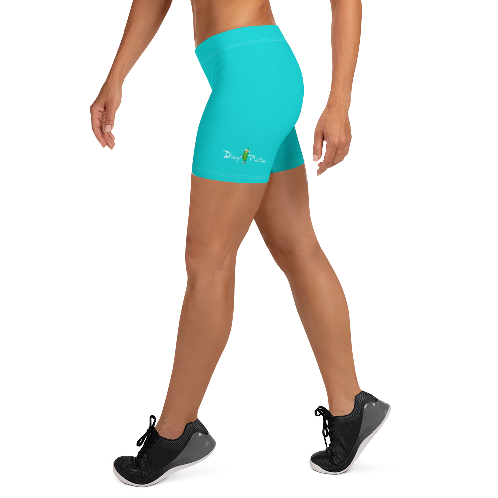 Dizzy Pickle DZY P Classic Women's Pickleball Sports Yoga Style Shorts Cool Teal