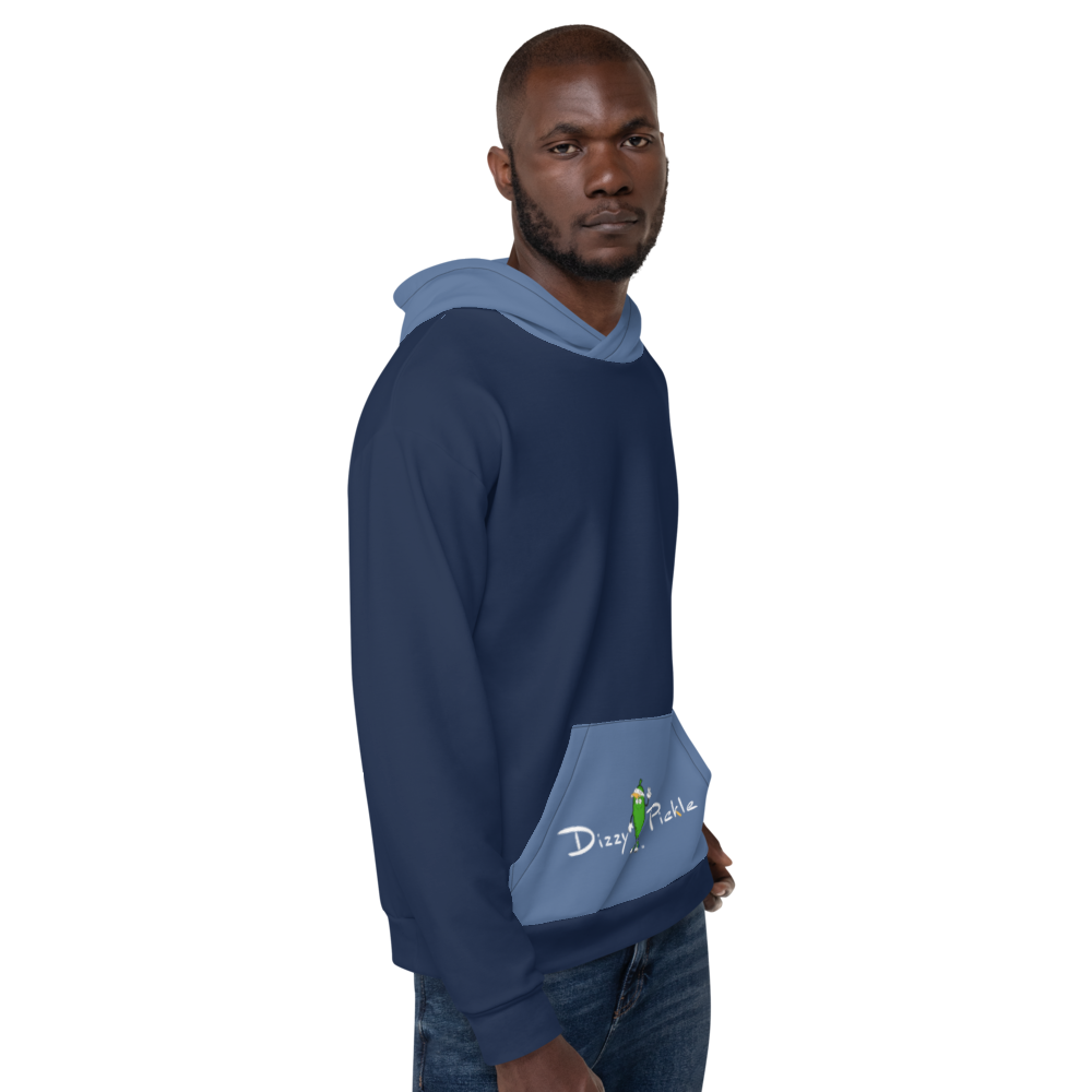 Dizzy Pickle DZY P Classic UN2 Men's Pickleball Hoodie and Pocket Navy Slate