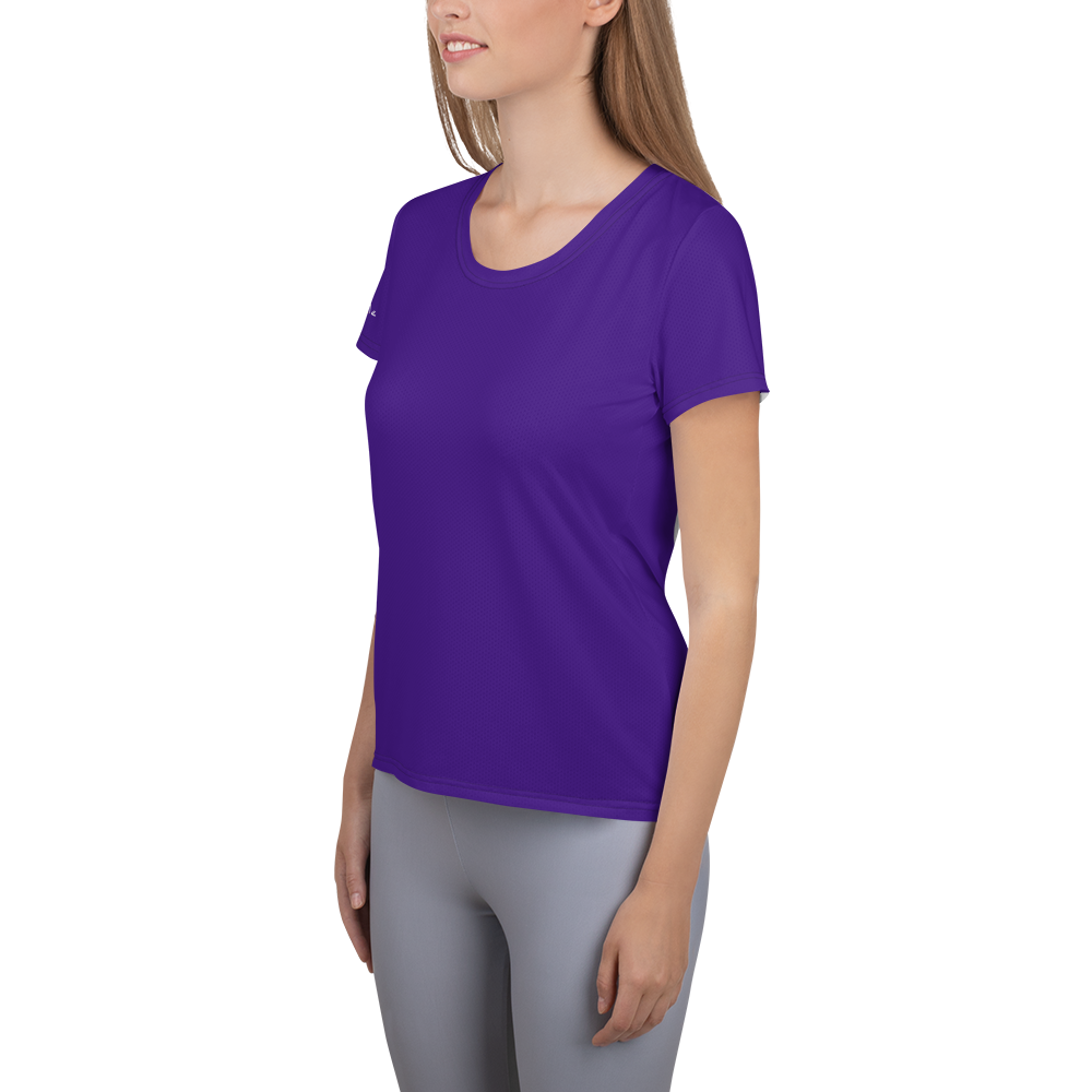 The Slammer in Deep Purple - Women's Athletic T-shirt by Dizzy Pickle