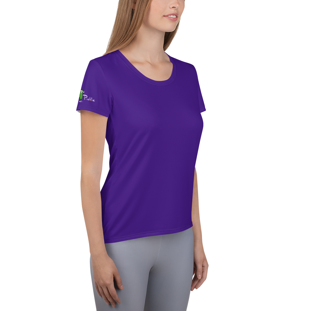 The Slammer in Deep Purple - Women's Athletic T-shirt by Dizzy Pickle