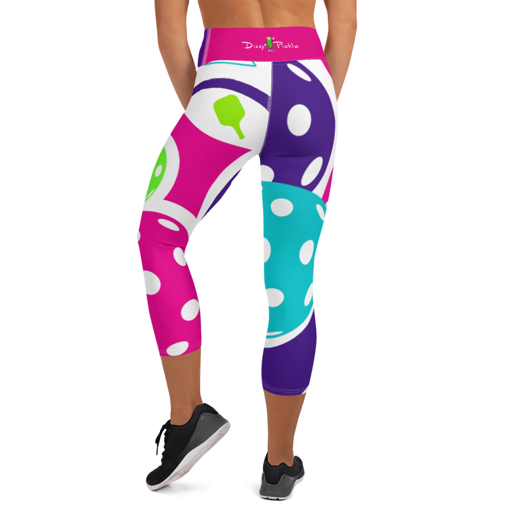 Dizzy Pickle Diana Women's Pickleball Capri Four-Way Stretch Leggings