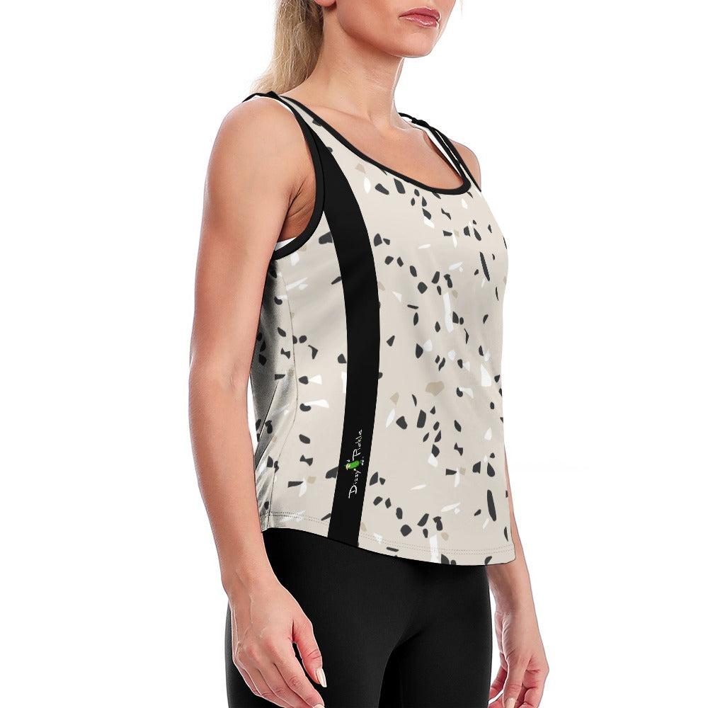 DZY P Classic - Geo 7754 - Active Performance Loose Loose Yoga Vest by Dizzy Pickle