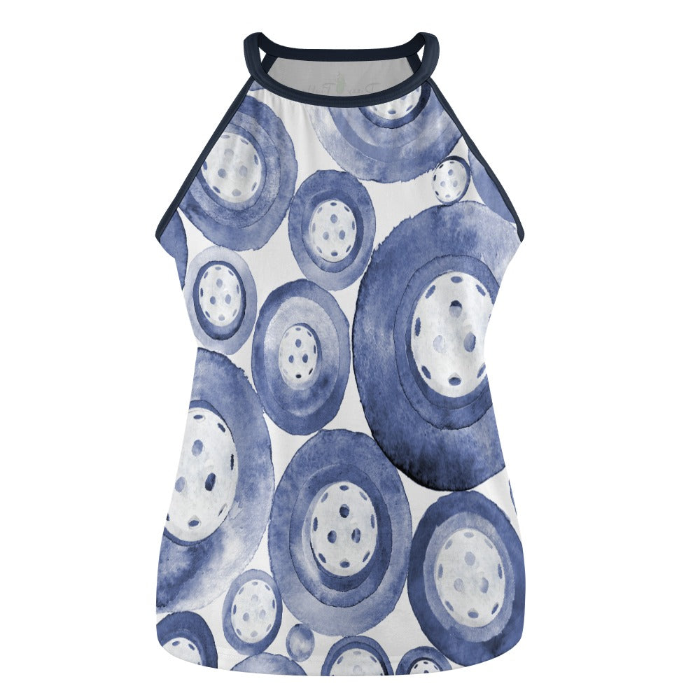 Dizzy Pickle Heidi BW Women's Pickleball Crew Neck Vest