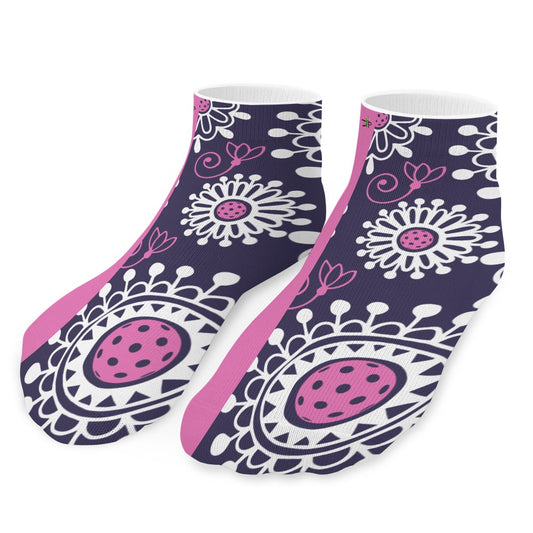 Dizzy Pickle Coming Up Daisies Set Women's Pickleball Low Cut Ankle Socks