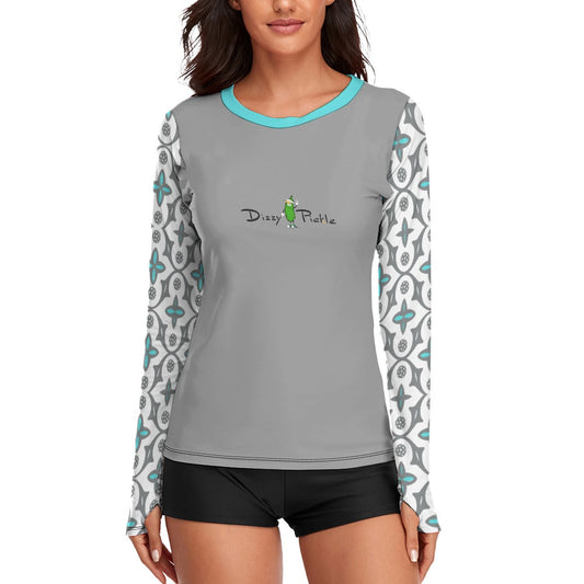 Shelby - Women's Long Sleeve Pickleball Performance Shirt by Dizzy Pickle